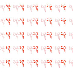 Seamless red ribbon pattern. Design element for web, banners, posters, cards, wallpapers, sites, panels, background.Drukowanie