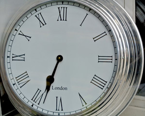 The clock detail