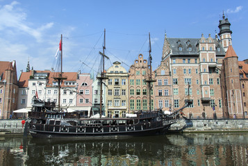 Gdansk Canal Ship