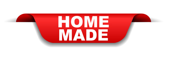 red banner home made