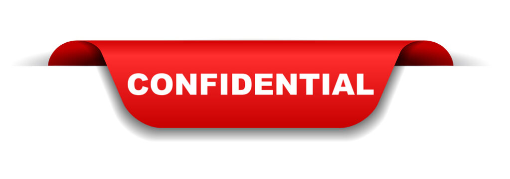 red banner confidential