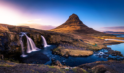 Snaefellsjoekull  - May 02, 2018: Kirkufjell mountain in Snaefellsjoekull national park, Iceland