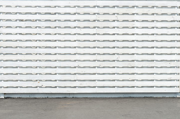 street wall background ,Industrial background, empty grunge urban street with warehouse brick wall