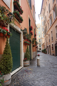  A street in Rome, Italy