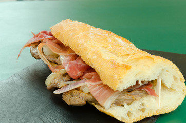 Brascada veal sandwich