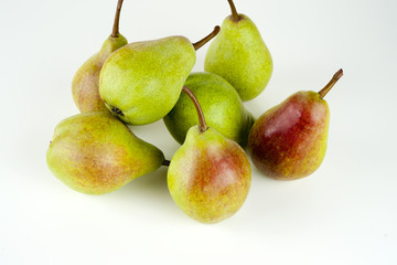 Pears isolated on white background