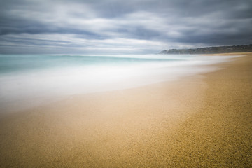 Tunquen Beach in Valparaiso region and close to Algarrobo, an awesome and wild beach with a lot of wildlife because of it wetlands