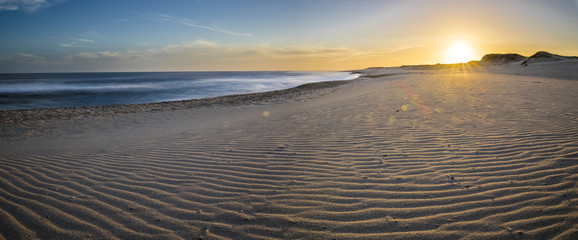 Uruguayan beaches are incredible, wild and virgin beaches wait for the one that wants to go to this amazing place where enjoy a wild and lonely beach. Here we can see the sunset at Oceania de Polonio