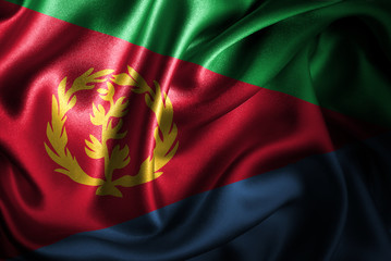 Eritrea Silk Satin Flag