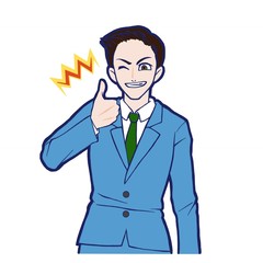 成功、評価、ビジネスマン
