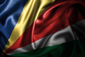 Sevchelles Silk Satin Flag