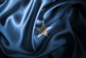 Somalia Silk Satin Flag