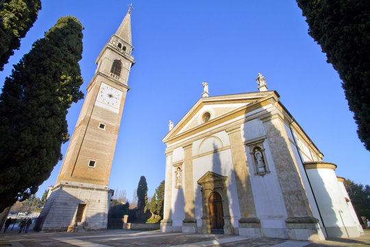 Montebelluna, Chiesa Santa Maria del Colle, Veneto, Italia, Europa, Italy