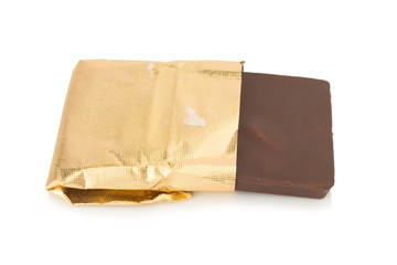 chocolate isolated on white background