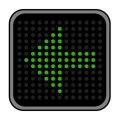 Vector green arrow of traffic lights