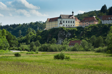 Ausblick auf Mariaberg Stadtteil von Gammertingen