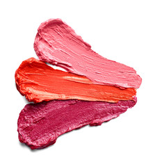 Fototapeta premium lipstick paint color makeup beauty sample