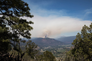The 416 fire in Durango, Colorado on Saturday June 2nd