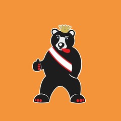 Berliner Bär mit Daumen hoch