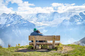 Enspannen im Urlaub in den Schweizer Bergen