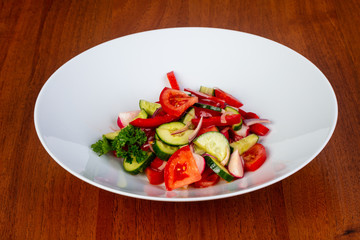 Delicious fresh salad