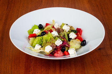 Delicious greek salad