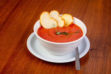 Delicious gaspacho soup