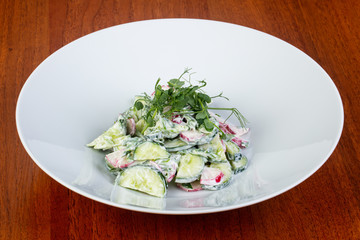 Tasty yogurt salad