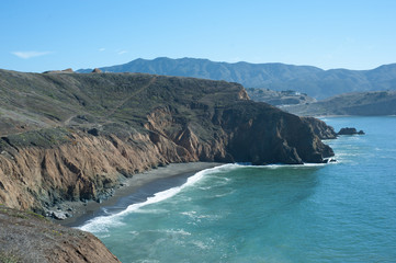 West Coast beach cove