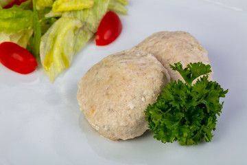 Delicious steamed meatballs