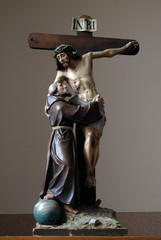 St. Francis removes Jesus from the cross, church of Saint Matthew in Stitar, Croatia 
