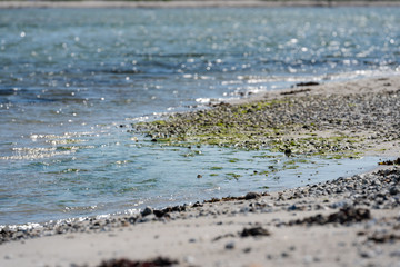 View from Skodshoved Strand and Aarhus. Denmark