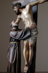 St. Francis removes Jesus from the cross, church of Saint Matthew in Stitar, Croatia 