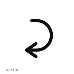 return icon vector © Yurii