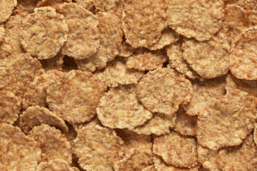 Wheat flakes background