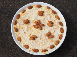 Shredded cheese salad