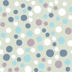 Fototapeta na wymiar Abstract polka dot vector seamless background