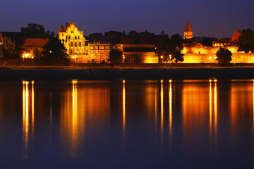 Fototapeta na wymiar Panoramic view of Torun. Poland