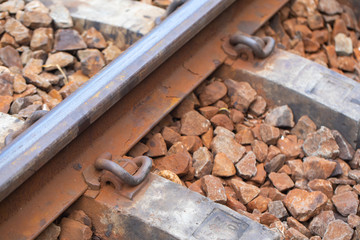 Rail and train components, Rail wheel, Railroad tracks