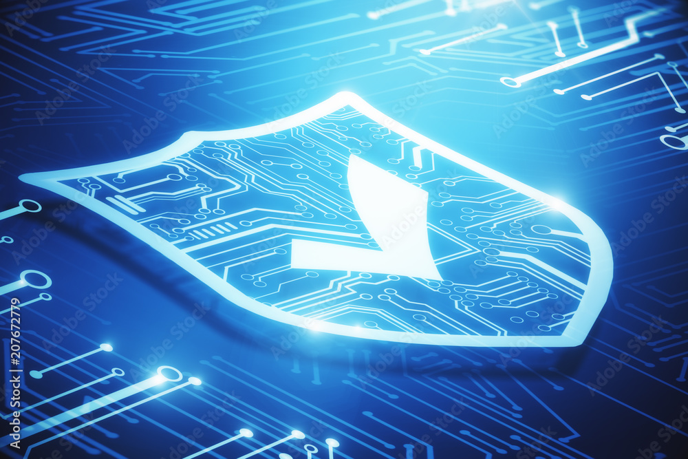 Aufkleber web safety and internet background