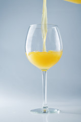 Glass of orange juice