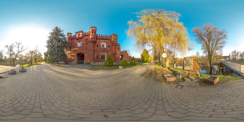 3D spherical panorama with 360 viewing angle. Ready for virtual reality or VR. Full equirectangular...