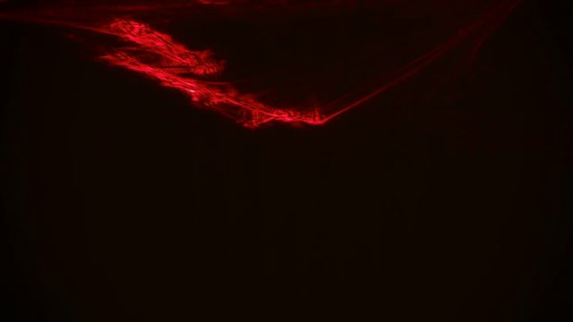 Red streaks light abstract animation background. Seamless Loop