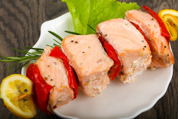 Salmon Skewer