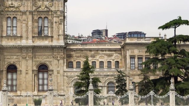 Passing in front of Dolmabahce Palace, served as the main administrative center of the Ottoman Empire from 1856 to 1887 and 1909 to 1922.
