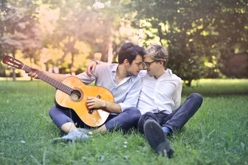 Serenade at the park