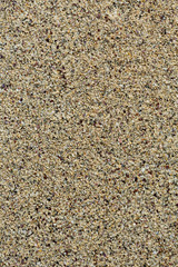 Sea sand, smooth background. Small pellets. Vertical