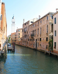 Obraz na płótnie Canvas Venice - the city of a thousand bridges - Italy