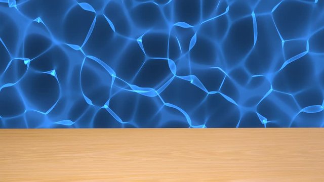 Indoor pool and plank concept, 4K video