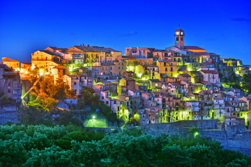 The village of Badolato, Calabria, Italy